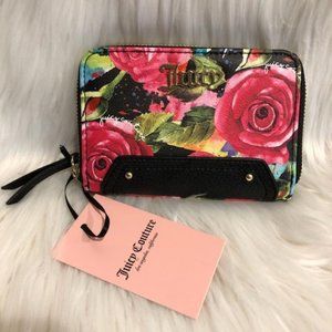 Juicy Couture Floral Ziparound Wallet